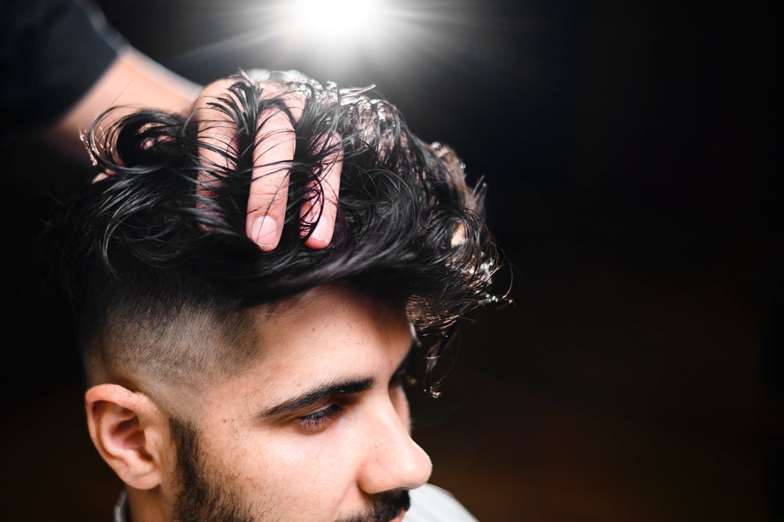 Natural hair system density and texture on a client