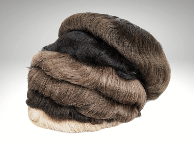 Hair systems shown for lifespan guide